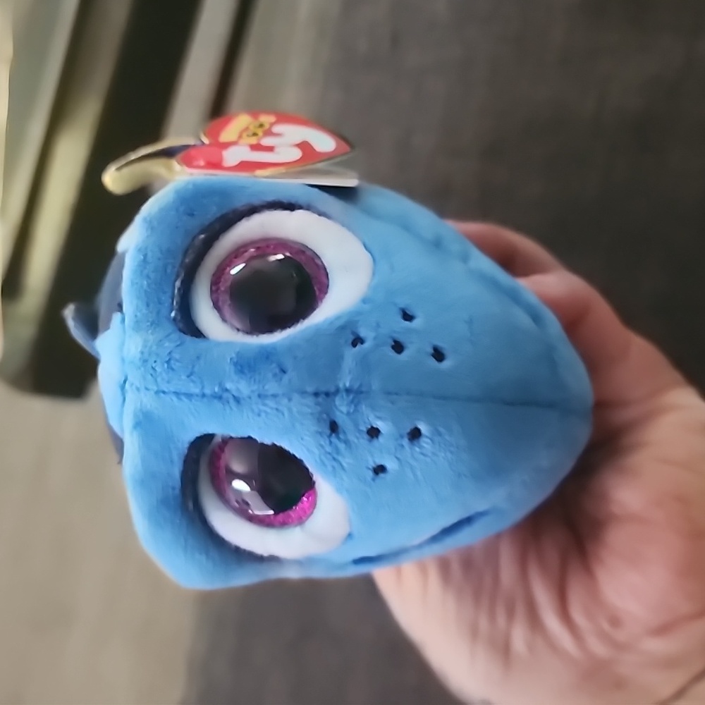 Nature's Harvest Ty Limited Edition Finding Dory Sparkle eye Beanie Boo